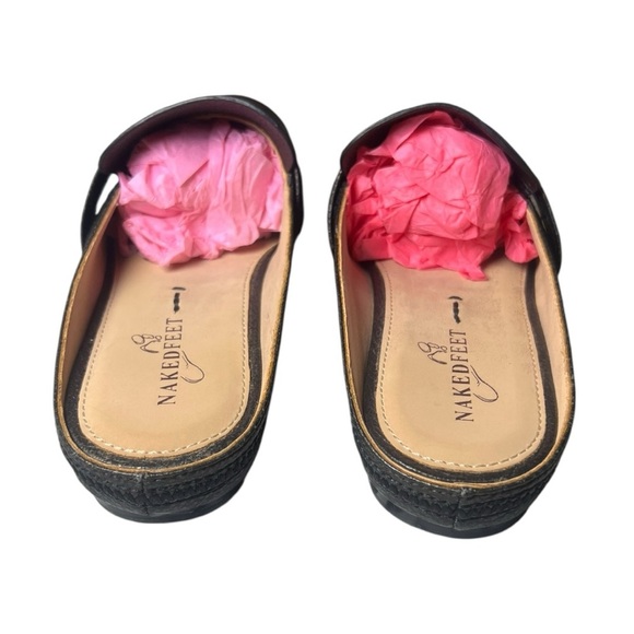Naked Feet Women’s Black “Smoking Slipper” Slip-On Loafer 2017 Spring Collection - Picture 4 of 8